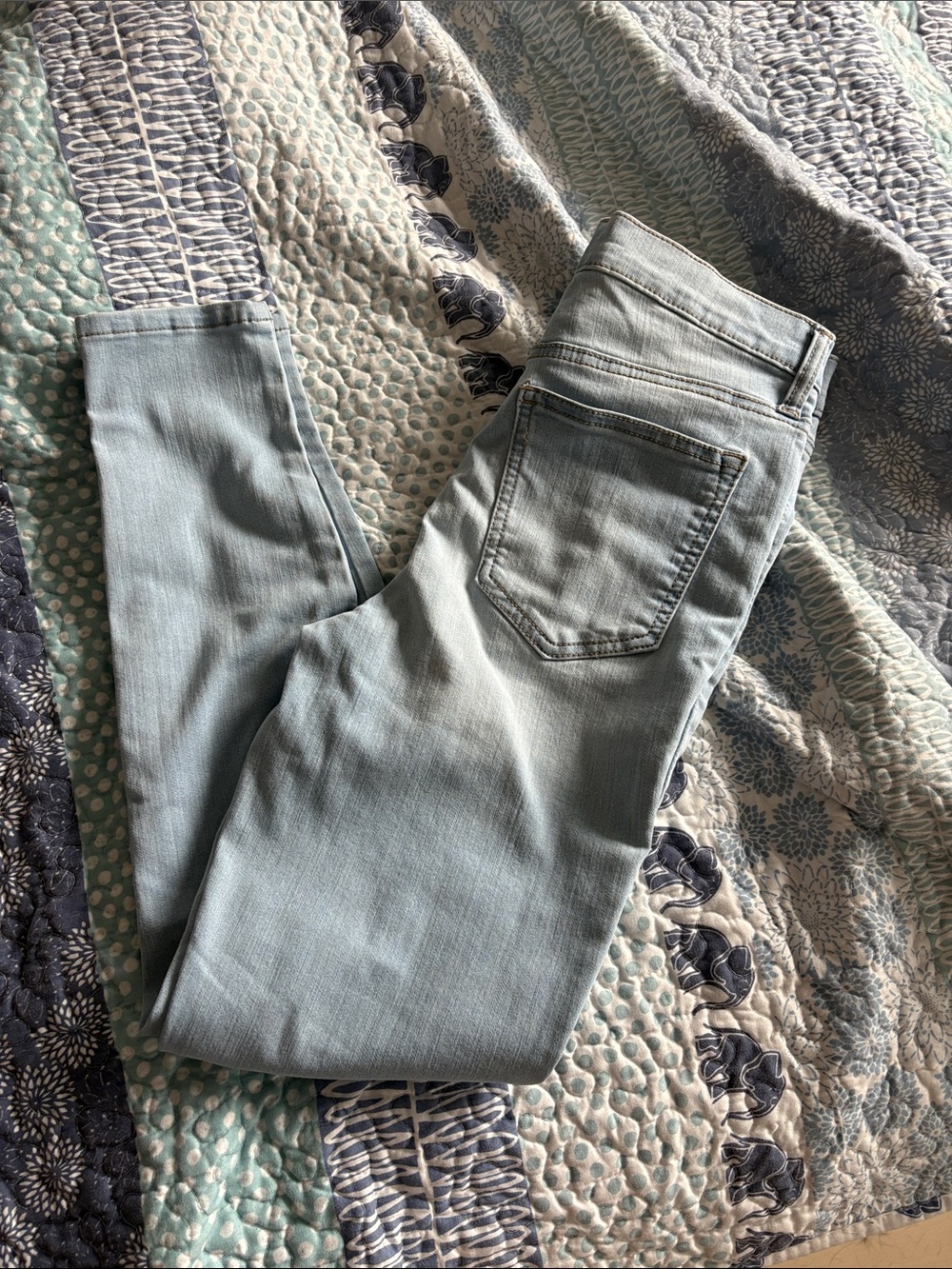 Celebrity Pink Light Wash Skinny Jeans